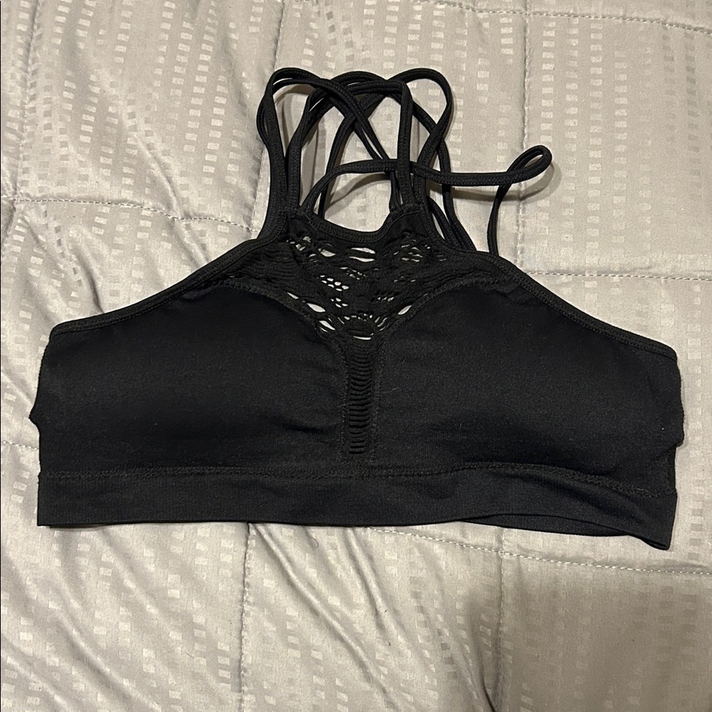 Chic Black Women's Strappy Bralette